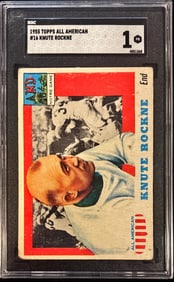 1955 Topps All American Knute Rockne #16 – SGC 1 (PR)