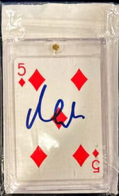 Matt Damon Signed Playing Card – Xtremegraphs COA