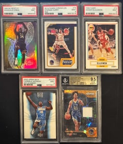 Lot of 5 – Shaq / Curry / Olajuwon / Carmelo / Jordan Poole Patch