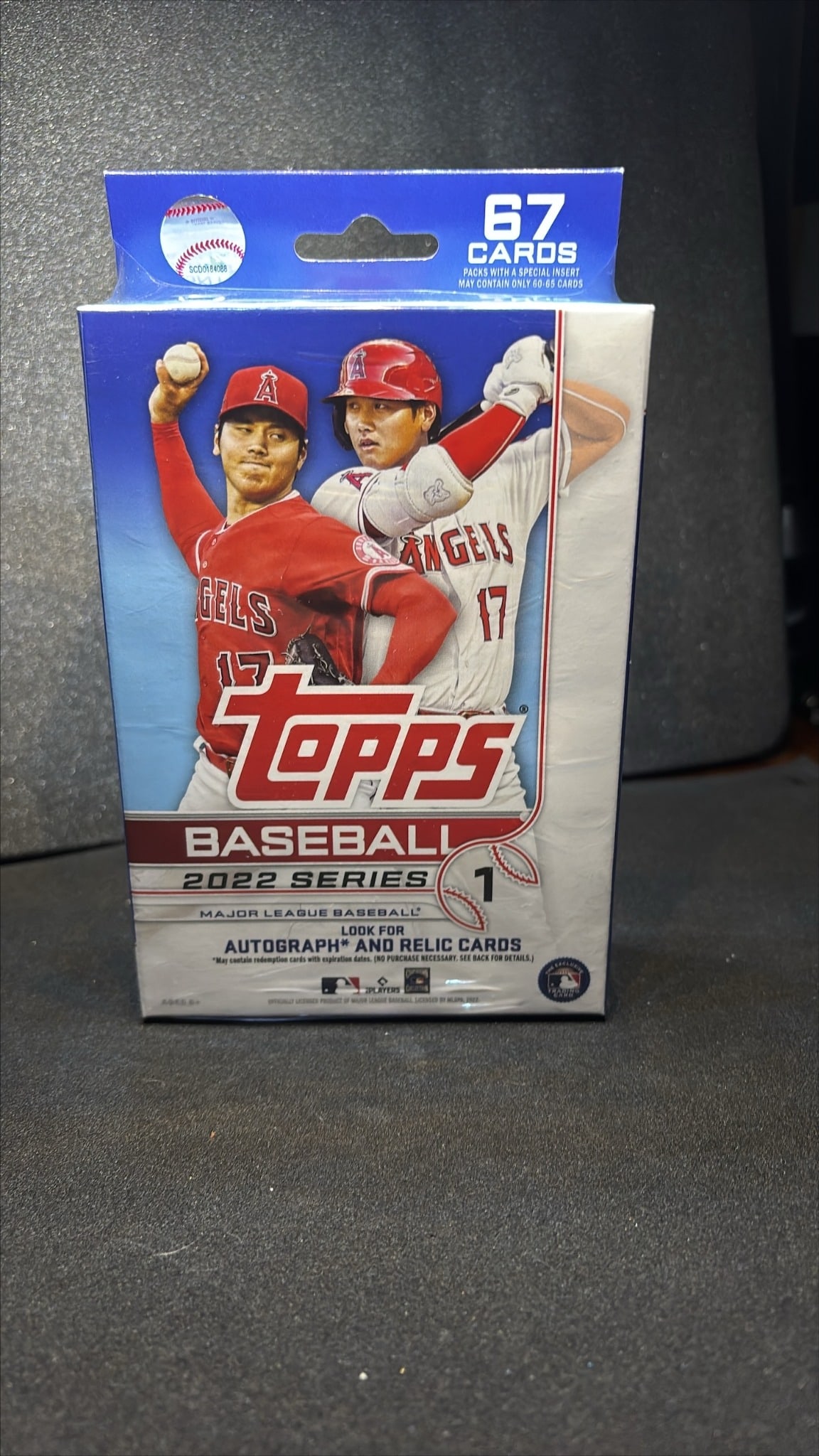 2022 Topps Series 1 Hanger Box (Baseball) – Factory Sealed: Factory sealed, unopened 2022 Topps Series 1 Hanger Box (Baseball). Sold as one (1) box/set.