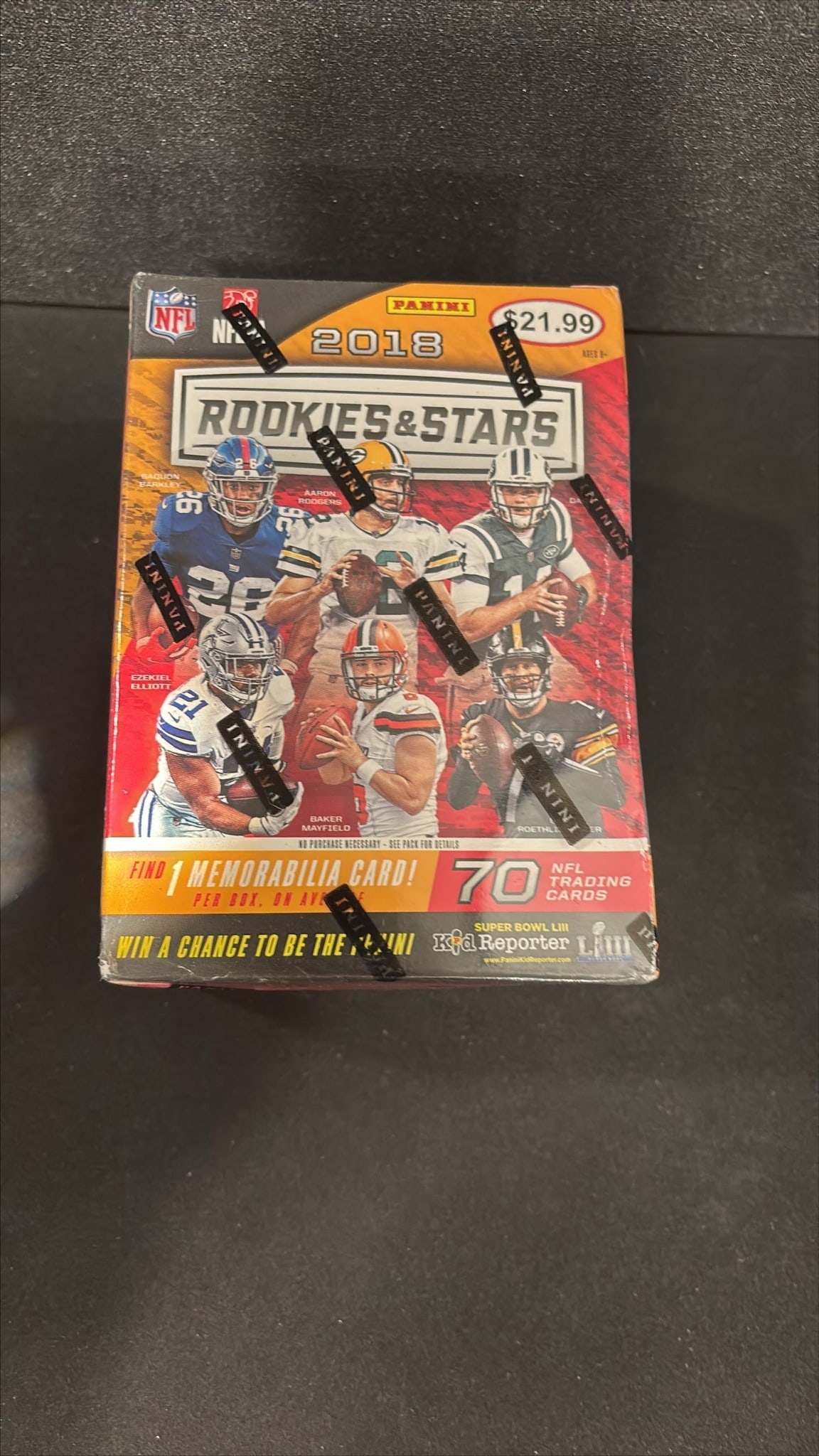 2018 Panini Rookies and Stars Blaster Box (Football) – Factory Sealed (1 of 2)