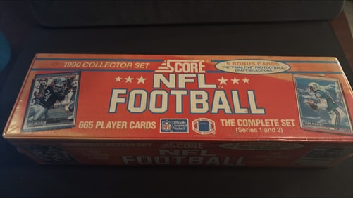 1990 NFL Score Complete Set (Football) – Factory Sealed