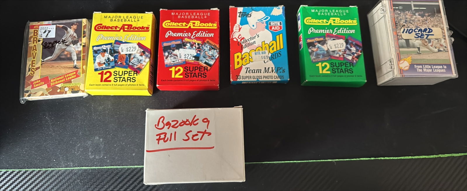 Vintage Baseball Card & Box-Set Lot — Collect-A-Books Super Stars (3 Boxes) + Topps/Rite Aid Team (1 of 2)