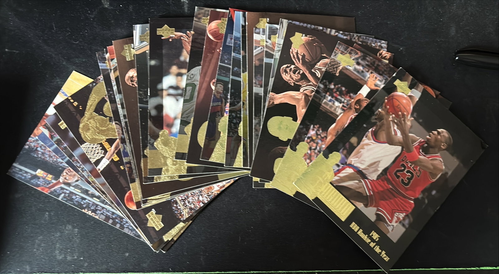 1996 Upper Deck The Michael Jordan Collection Jumbo Box Set (24 Cards) – NM-MT (1 of 2)