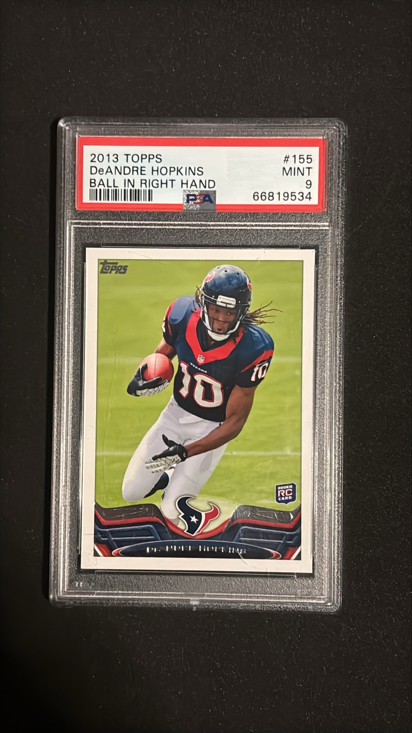 2013 Topps #155 DeAndre Hopkins PSA 9 MINT (1 of 2)