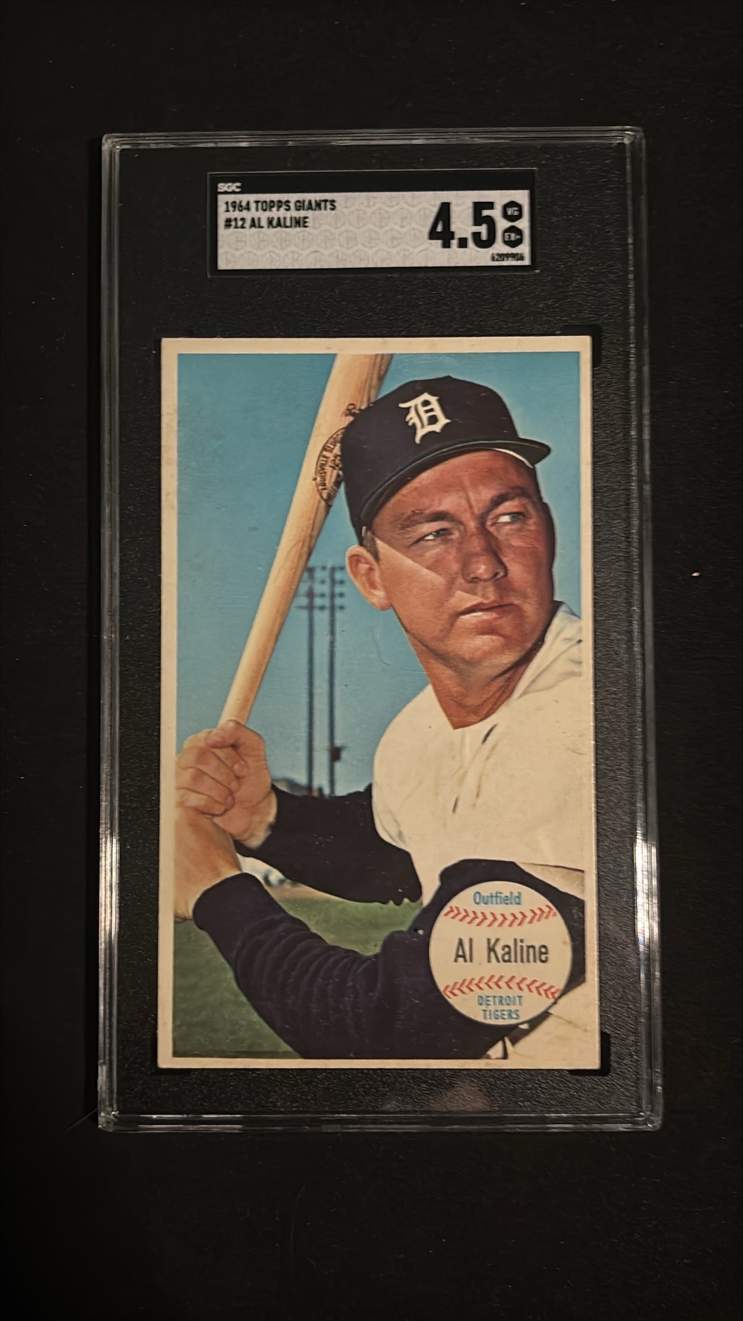 1964 Topps Giants #12 Al Kaline SGC 4.5 VG-EX+ - Detroit Tigers (1 of 2)