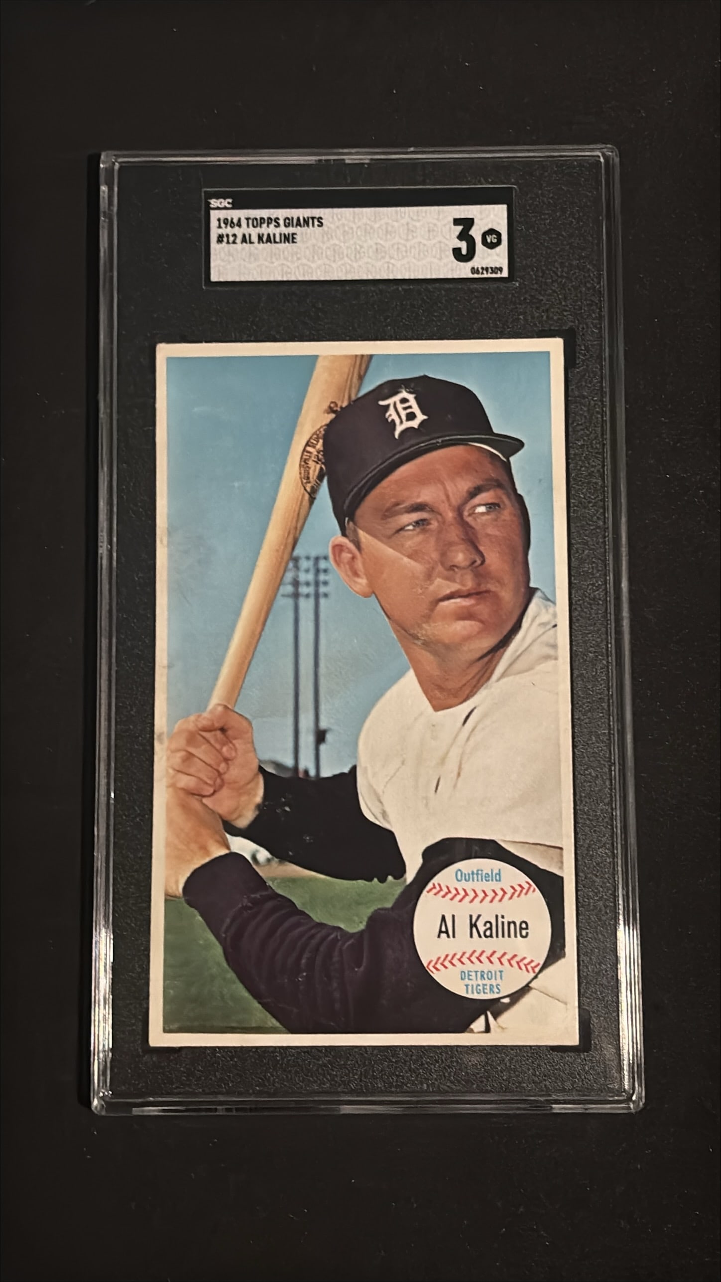 1964 Topps Giants #12 Al Kaline SGC 3 VG - Detroit Tigers (1 of 2)