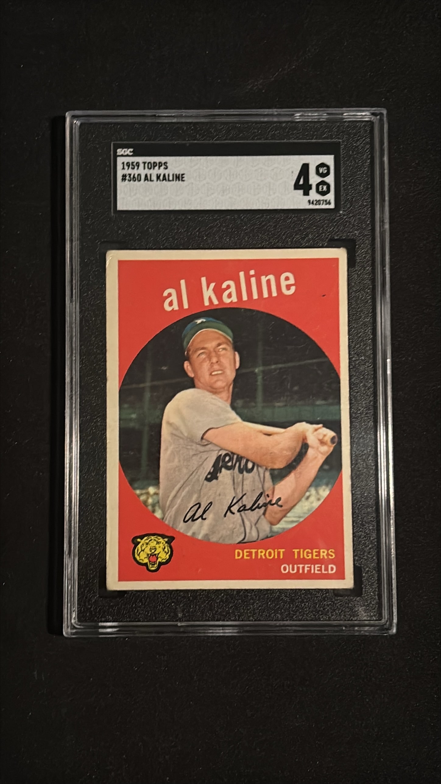 1959 Topps #360 Al Kaline SGC 4 VG-EX - Detroit Tigers (1 of 2)