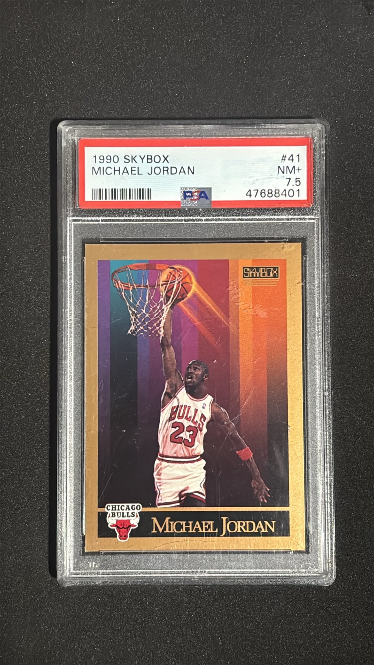 1990 SkyBox #41 Michael Jordan PSA 7.5 (1 of 2)