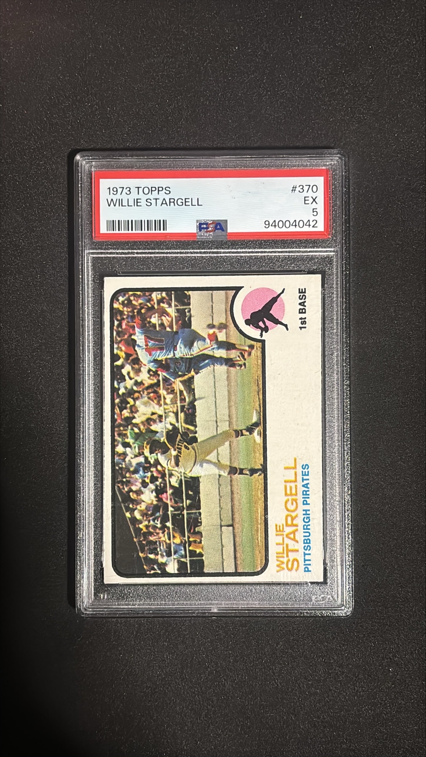 1973 Topps #370 Willie Stargell PSA 5 EX (1 of 2)