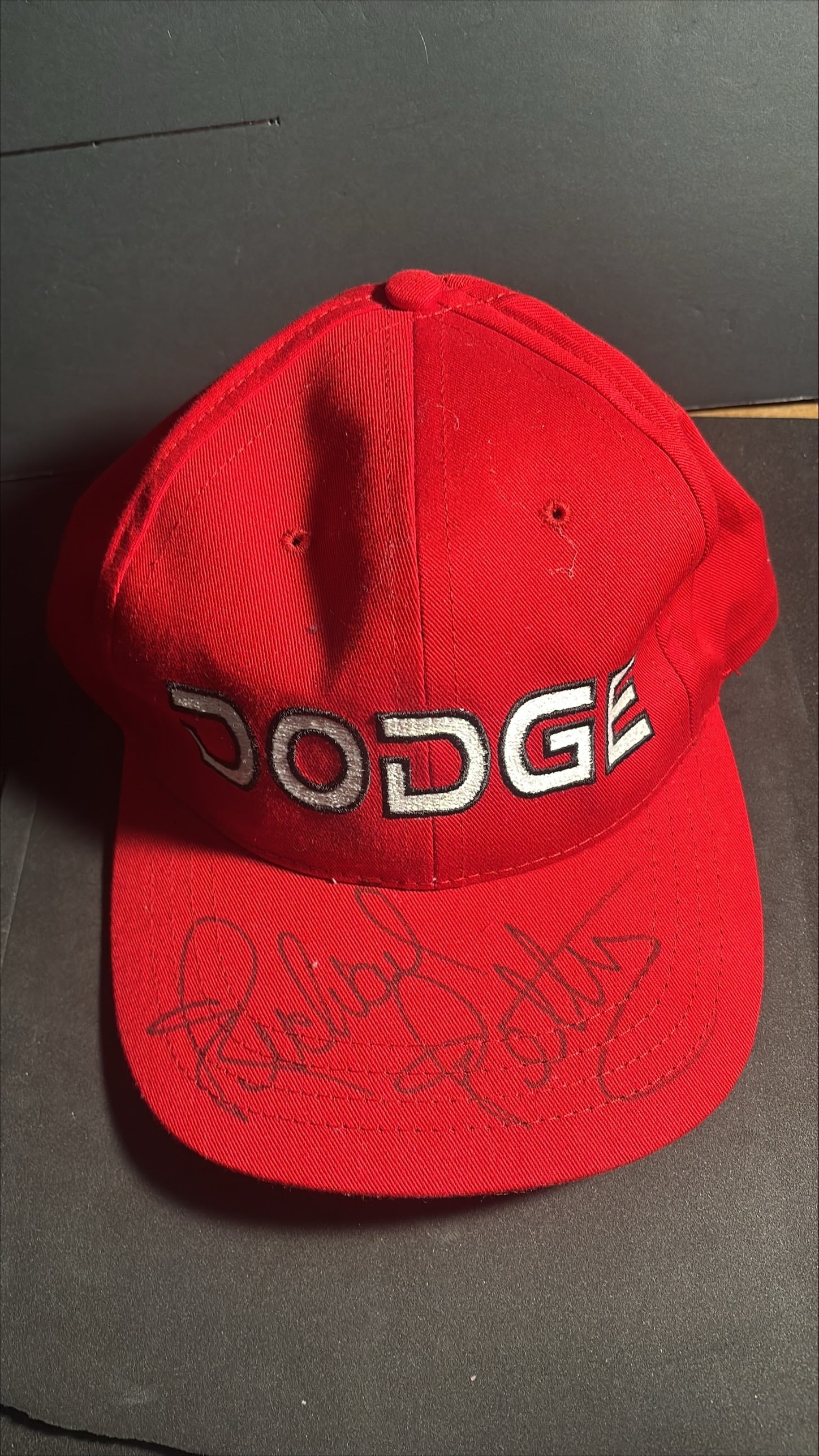 Richard Petty Autographed Dodge NASCAR Racing Cap (1 of 2)