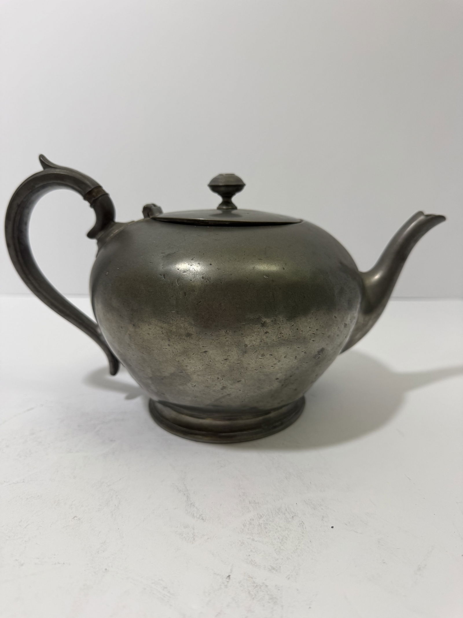 Antique James Dixon & Sons Sheffield Pewter Teapot (1 of 7)