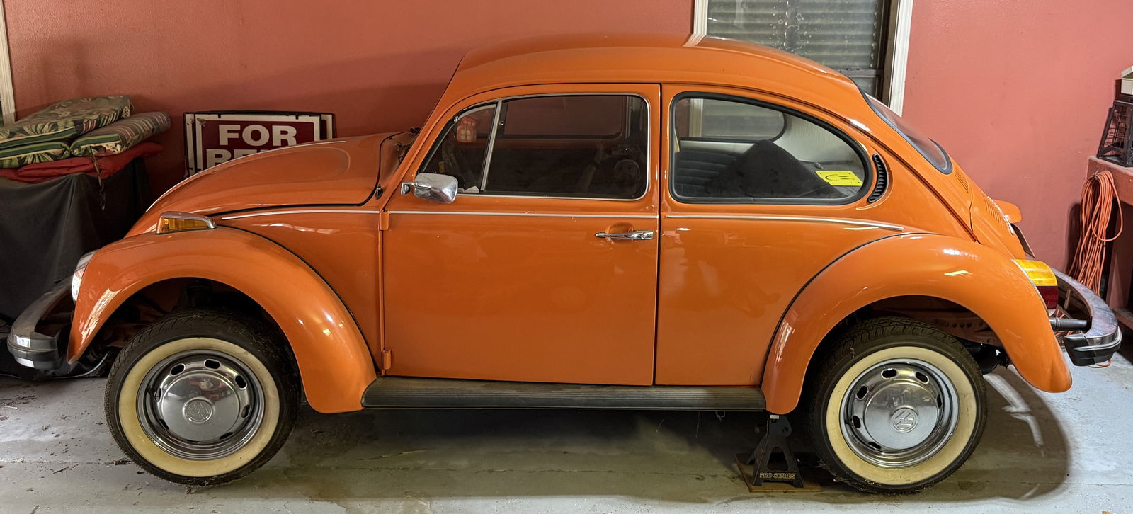 1974 Volkswagen Beetle "Bug" Type 1 - Orange (1 of 20)