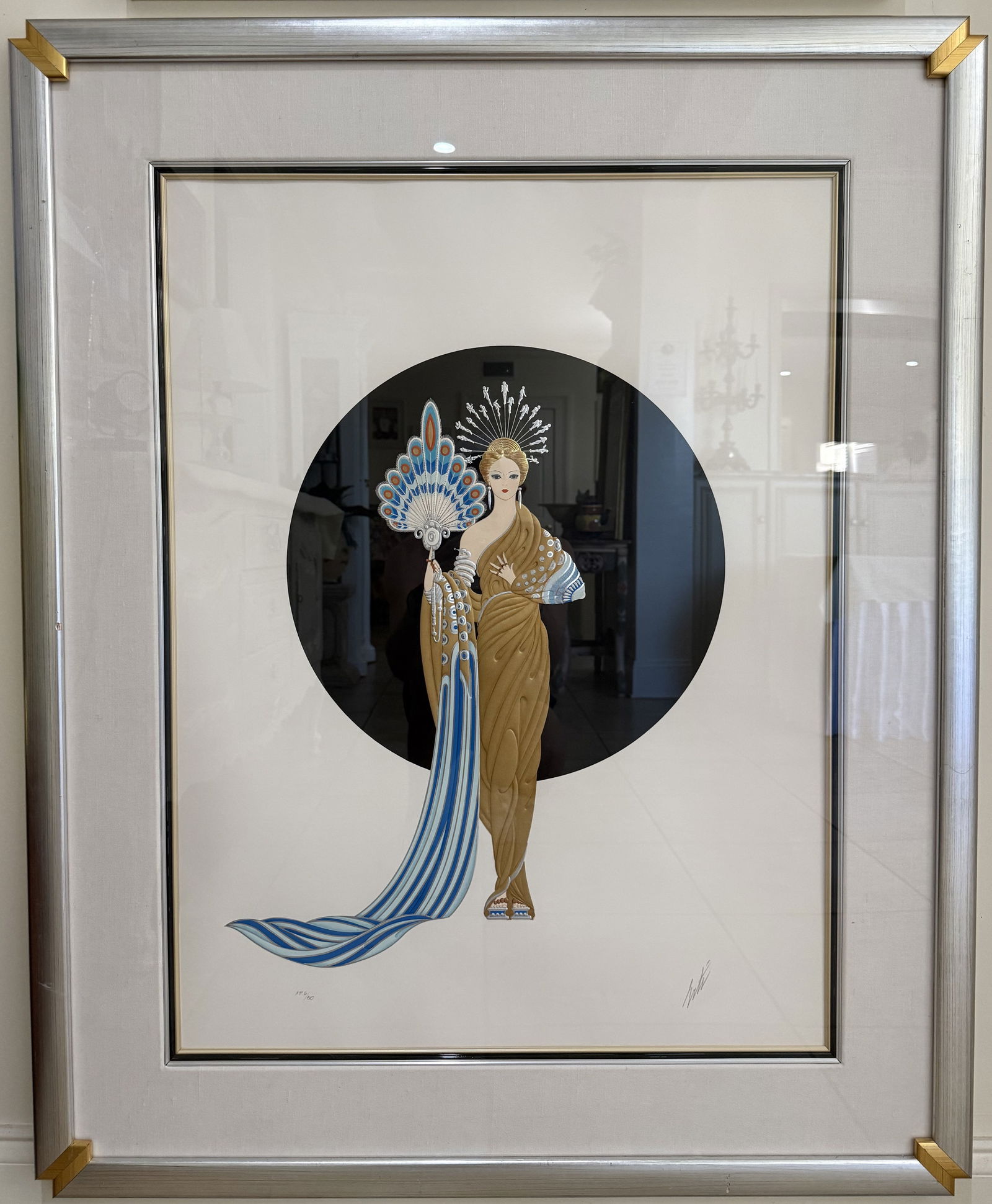 Erté (Romain de Tirtoff) Gilded AP (Artist Proof) Limited Edition Signed Art Deco Screenprint (1 of 9)