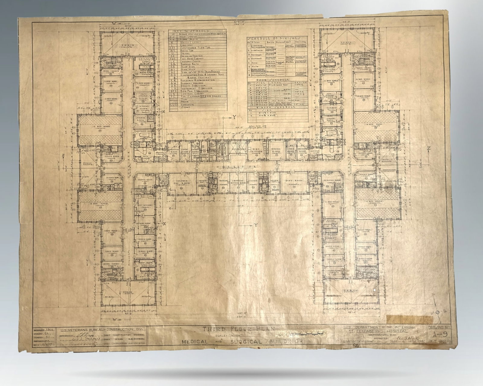 1929 - THIRD FLOOR PLAN (1 of 9)