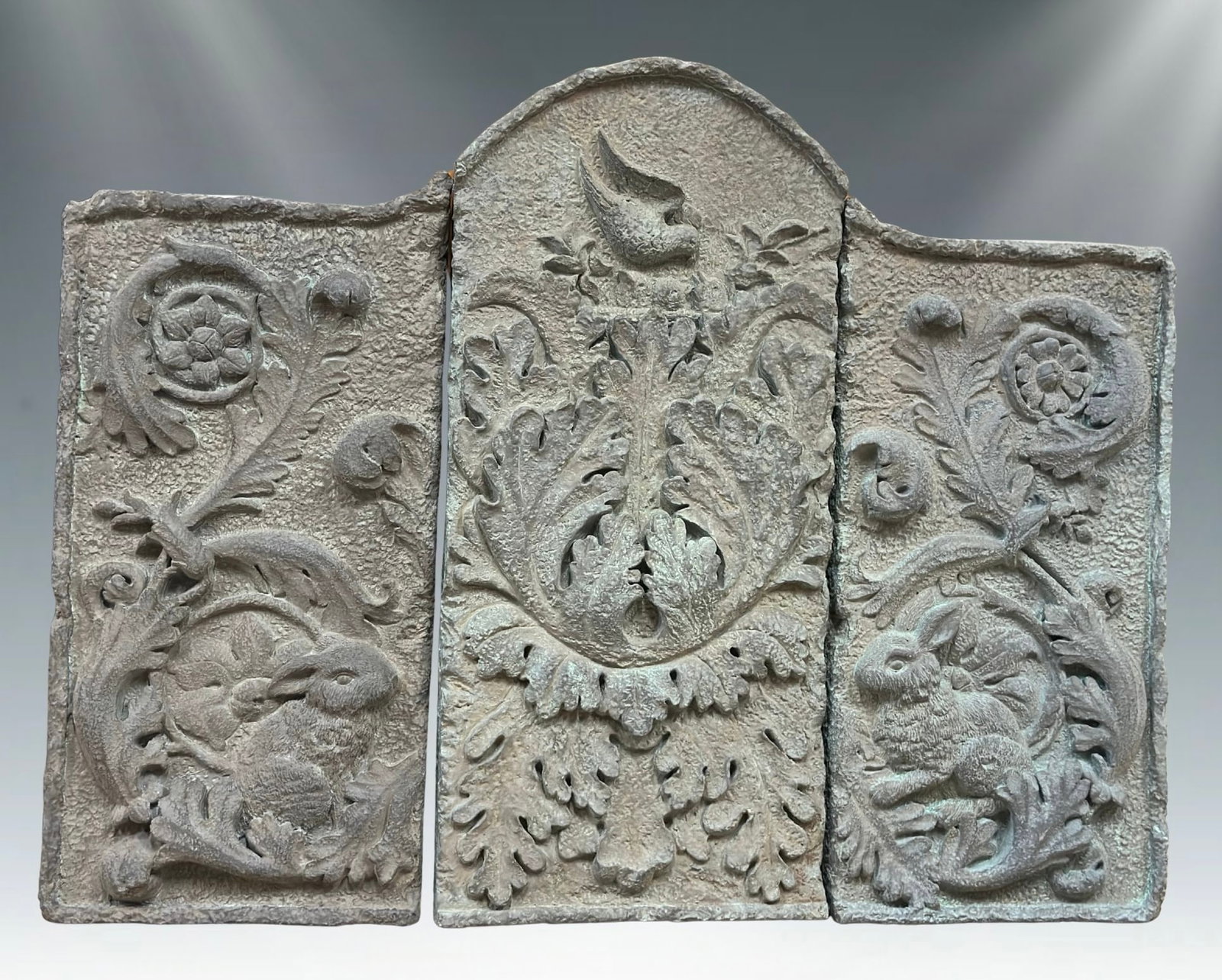 Large Decorative Scottish Thistle & Lion Triptych Wall Hanging by Hen-Feathers (1 of 5)
