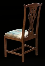 Set of 6 Antique English Chippendale Style Mahogany Dining Chairs, c. 1900
