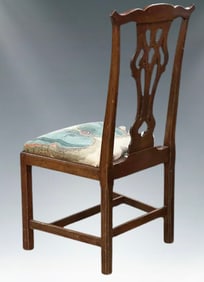 Set of 6 Antique English Chippendale Style Mahogany Dining Chairs, c. 1900