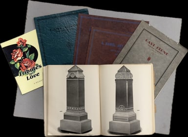 Lot of 4 Books, A. Hamel Art Stone Works