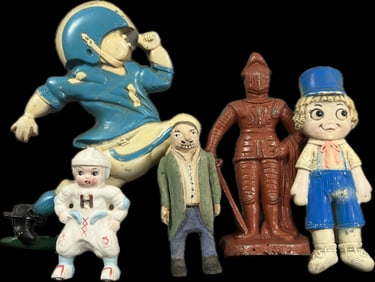 Lot of 6, Vintage Boyish Figurines
