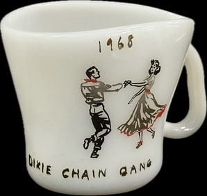 ‘Dixie Chain Gang’ Milk Glass Mug