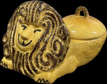 Vintage Lion Cookie Jar