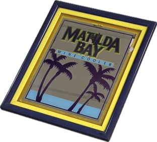 Vintage Matilda Bay Wine Cooler Advertising Mirror