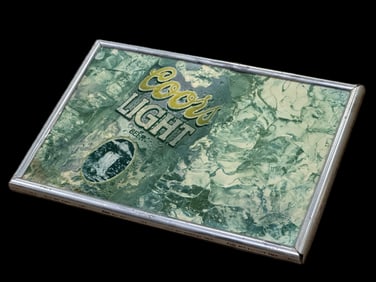 Vintage Coors Light Beer Advertising Sign