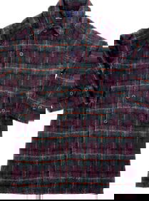 Howlin' Plaid Wool Blend Coat Mens S
