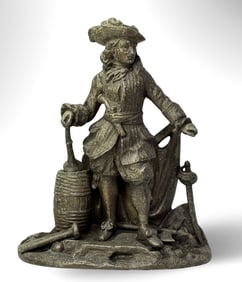 Antique Spelter Figurine of a Cavalier