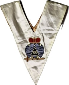 Vintage Masonic 33rd Degree Scottish Rite Sash