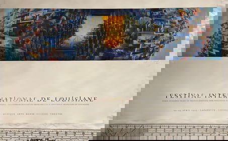 Festival International de Louisiane 1999 Commemorative Poster