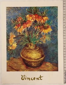 Vincent van Gogh 'Crown Imperial Fritillaries in a Copper Vase' Poster