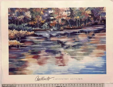 Coventry Autumn Landscape Print by Corthouts