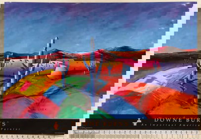 Downé Burns 'Valley of Brilliant Color' Poster