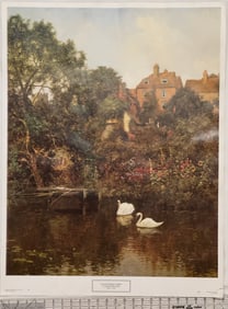 Vintage Print of 'Old Guildford, Surrey' by Edward Wilkins Waite