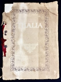 1907 Clay County High School Yearbook 'Thalia'