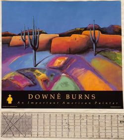Downe Burns 'Dreamscape of Santa Fe' Poster, 1991