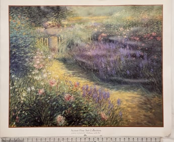 Greg Singley 'Pathway with Pot' Print from Accent Fine Art Collection