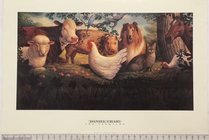 Daniel Craig 'The Farmyard' Art Print