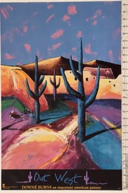 Colorful Desert Landscape by Downe Burns