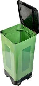 Vintage Mid-Century Modern Metal Waste Bin