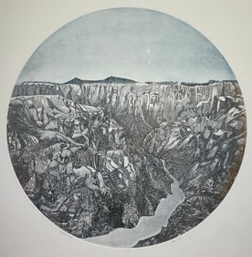 Second Light by Ruth Leaf, Etching on Paper