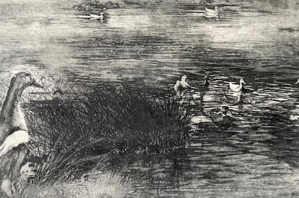 Highlands Morning - John Wade, Signed Etching, 5/50
