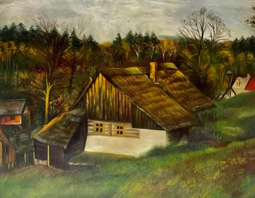 Landscape - Arthur Pressman, Oil on Canvas