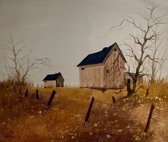Landscape - Rex Fluty, Oil on Canvas
