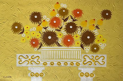 Flowers - Claude, Acrylic on Canvas