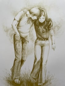 Sweethearts - Mary Vickers, Lithograph, 10/50 of 200