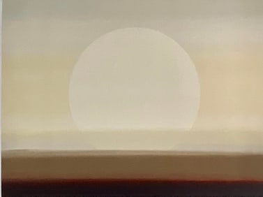 Horizon Indigo - E.T. Gipson, Silkscreen Serigraph Monoprint, 1/1