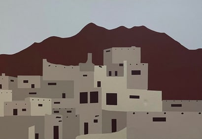Pueblo - Arlene Solomon, Lithograph, 15/325